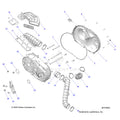 DRIVE TRAIN: CLUTCH COVER & DUCTING - 2026 POLARIS RANGER 1000 XP NORTHSTAR ULTIMATE