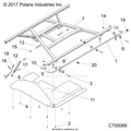 BODY: BOX MOUNTING - 2019 POLARIS RANGER XP 1000 EPS RIDE COMMAND