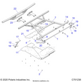 BODY: BOX MOUNTING - 2021 POLARIS RANGER CREW XP 1000 WATERFOWL EVAP