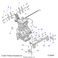 ENGINE: TRANSMISSION MOUNTING & LONG BLOCK - 2022 POLARIS RANGER 570 RIDE COMMAND