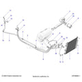 BODY: HVAC CONDENSER AND HOSES - 2026 POLARIS XPEDITION ADV NORTHSTAR
