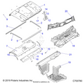 OPTION: ROOF PREP LOWER CLOSEOFF DASH & FLOOR - 2020 POLARIS RANGER XP 1000 NORTHSTAR FACTORY CHOICE