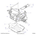 CHASSIS: MAIN FRAME AND SKID PLATES - 2026 POLARIS XPEDITION ADV NORTHSTAR