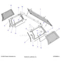 BODY: REAR WINDOW AND REAR CAB PANEL MOUNTING - 2025 POLARIS XPEDITION ADV NORTHSTAR