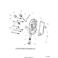 ENGINE: CRANKCASE COVER RIGHT - 2020 POLARIS RANGER 150 EFI