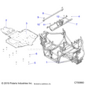 CHASSIS: MAIN FRAME AND SKID PLATES - 2022 POLARIS GENERAL XP 1000 DELUXE RIDE COMMAND