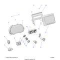 ELECTRICAL: DASH INSTRUMENTS - 2023 POLARIS RANGER XP 1000 NORTHSTAR ULTIMATE TRAIL BOSS
