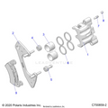 BRAKES: FRONT CALIPER - 2023 POLARIS GENERAL XP 1000 PREMIUM