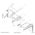 BODY: HOOD & FRONT FENDERS - 2024 POLARIS RANGER XD 1500 NORTHSTAR ULTIMATE