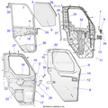 BODY: DOOR FULL - 2020 POLARIS RANGER XP 1000 EPS NORTHSTAR RIDE COMMAND