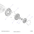 ENGINE: TRANSMISSION ADAPTOR & FLEX PLATE - 2026 POLARIS RANGER XD 1500 NORTHSTAR ULTIMATE