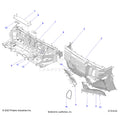 BODY: HOOD LINER & FRONT CLOSEOFF - 2024 POLARIS RANGER XD 1500 PREMIUM CREW