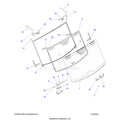 BODY: WINDSHIELD FIXED - 2025 POLARIS RANGER 1000 XP CREW NORTHSTAR PREMIUM
