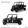 BODY: DECALS GRAPHIC - 2025 POLARIS RANGER 570 CREW