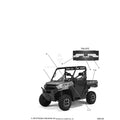 BODY: DECALS GRAPHICS - 2020 POLARIS RANGER XP 1000 WINTER PREP FACTORY CHOICE