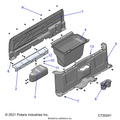 BODY: FLOOR CLOSEOFFS & BIN - 2022 POLARIS RANGER 570