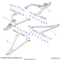 SUSPENSION: FRONT CONTROL ARMS - 2021 POLARIS GENERAL 4 1000 PREMIUM EPS