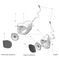 ELECTRICAL: AUDIO FRONT SPEAKER - 2025 POLARIS GENERAL XP 4 1000 PREMIUM