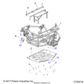 CHASSIS: MAIN FRAME & SKID PLATES - 2020 POLARIS RANGER XP 1000 EPS NORTHSTAR RIDE COMMAND