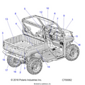 BODY: DECALS - 2018 POLARIS RANGER 1000 EPS