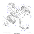DRIVE TRAIN: CLUTCH COVER & DUCTING - 2022 POLARIS RANGER CREW XP 1000 BIG GAME EVAP