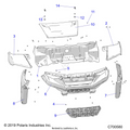 BODY: HOOD & FRONT FACIA - 2021 POLARIS RANGER CREW 1000 EPS PREMIUM