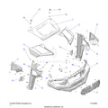BODY: HOOD & FRONT FENDERS (2) - 2025 POLARIS RANGER 570 CREW