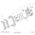 BRAKES: FRONT CALIPER - 2023 POLARIS RANGER 570 FULL SIZE