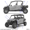 BODY: DECALS - 2023 POLARIS GENERAL XP 4 1000 SPORT