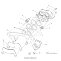 BRAKES: FRONT CALIPER - 2018 POLARIS RANGER 1000 DIESEL