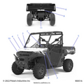 BODY: DECALS GRAPHICS - 2023 POLARIS RANGER 1000 PREMIUM EPS