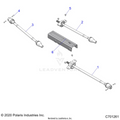 DRIVE TRAIN: FRONT MID REAR PROP SHAFT - 2021 POLARIS RANGER CREW XP 1000 EPS HIGH LIFTER
