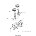 ENGINE: CRANKSHAFT & PISTON - 2015 POLARIS RANGER 900 XP