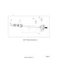 DRIVE TRAIN: MID PROP SHAFT - 2018 POLARIS GENERAL 1000 4 EPS