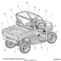 BODY: DECALS - 2020 POLARIS RANGER CREW 1000 FULL SIZE EPS FO