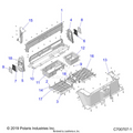 BODY: REAR CLOSEOFF & FENDERS - 2020 POLARIS RANGER CREW 1000 FULL SIZE EPS FO