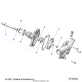 ENGINE: WATERPUMP ASSEMBLY - 2021 POLARIS RANGER CREW XP 1000 NORTHSTAR PREMIUM AUDIO
