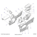 BODY: CENTER CONSOLE FRONT - 2024 POLARIS GENERAL XP 4 1000 ULTIMATE