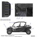 BODY: DECALS WARNING - 2022 POLARIS GENERAL XP 4 1000 DELUXE LIMITED LE TROY LEE