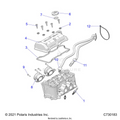 ENGINE: THROTTLE BODY & VALVE COVER - 2022 POLARIS RANGER 1000 EPS FULL SIZE