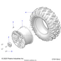 WHEELS: REAR - 2021 POLARIS GENERAL 4 1000 DELUXE