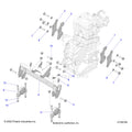 ENGINE: TRANSMISSION MOUNTING & LONG BLOCK - 2025 POLARIS RANGER 570 FULL SIZE