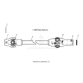 DRIVE TRAIN: FRONT PROP SHAFT - 2016 POLARIS RANGER 800 6X6