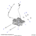 DRIVE TRAIN: FRONT GEARCASE MOUNTING - 2021 POLARIS RANGER XP 1000 TEXAS EDITION