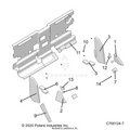 BODY: CAB FOAM - 2021 POLARIS RANGER XP 1000 EPS NORTHSTAR