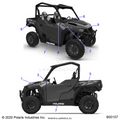 BODY: DECALS - 2020 POLARIS GENERAL 1000 PREMIUM