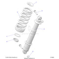SUSPENSION: REAR SHOCK MOUNTING (2) - 2023 POLARIS RANGER CREW XP 1000 NORTHSTAR