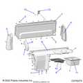 BODY: REAR CLOSEOFF & FENDERS - 2022 POLARIS RANGER XP 1000 BIG GAME EVAP