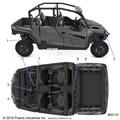 BODY: DECALS WARNING - 2020 POLARIS GENERAL XP 4 1000