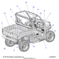 BODY: DECALS - 2020 POLARIS RANGER 1000 FULL SIZE EPS FO